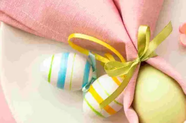 Servies en paastafel