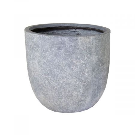 arizona egg pot washed grey d25h25