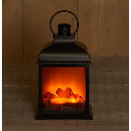 B.O.T. KAMIN SCHWARZ 15X12X23,5CM 3XC MIT 6/18H TIMER