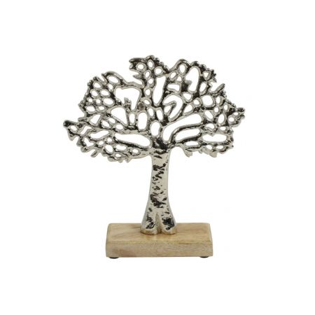 Ornament Baum Jarle L silber