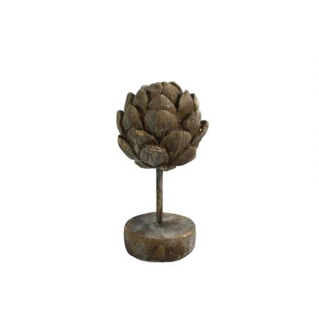 Ornament Artischocke Davor M grau