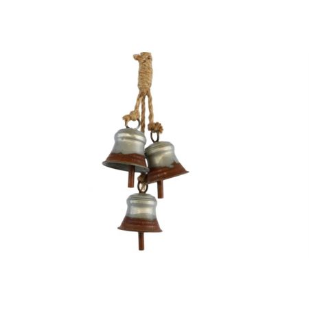 Hang. Bell 3 Tingle l15.0w8.0h40.0 Rusty