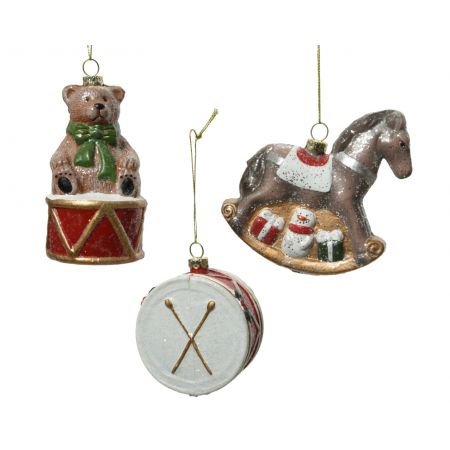 Ornament Weihnachtsfigur L11cm in Verchiedene Arten 