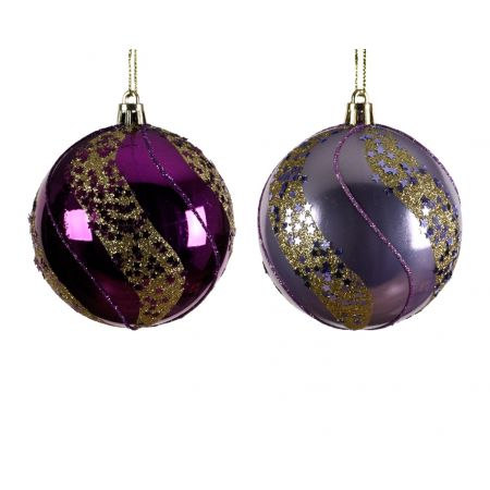 Weihnachtskugel d8cm verschiedene Arten