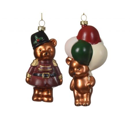 Ornament Bär L7,6B7,3H13,4cm verschiedene Arten