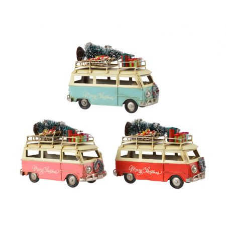 Bus Eisen Geschenk L17B7,5H12cm Verchiedene Arten 