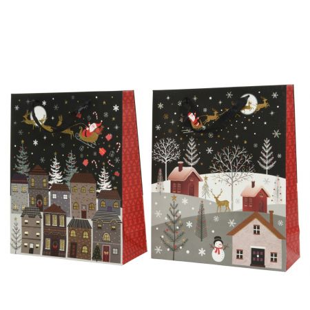 Geschenktüte Papier  l10b26h32cm dorp Verschiedene Arten 