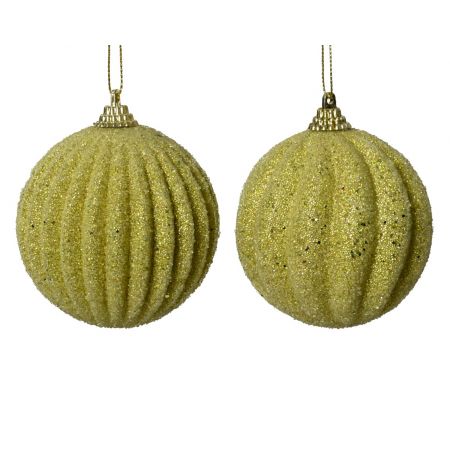 Weihnachtskugelschaumstoff D8cm Pistazien verschiedene Arten