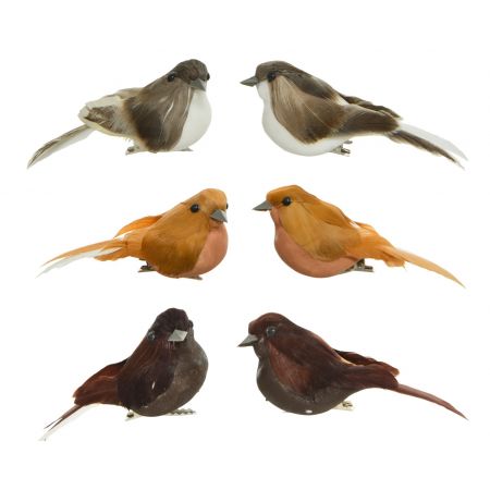 Vogelschaum L3,50B9H4cm verschiedene Arten 2St