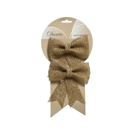 Bogen  Jute L2B12H13cm Natur 2ST
