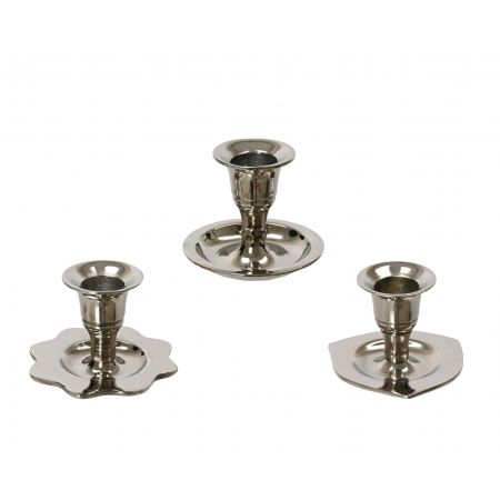 Kerzenständer Aluminium T7L7B7H5cm Silber