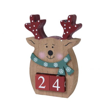 Kalender L3,6B11H16cm rot