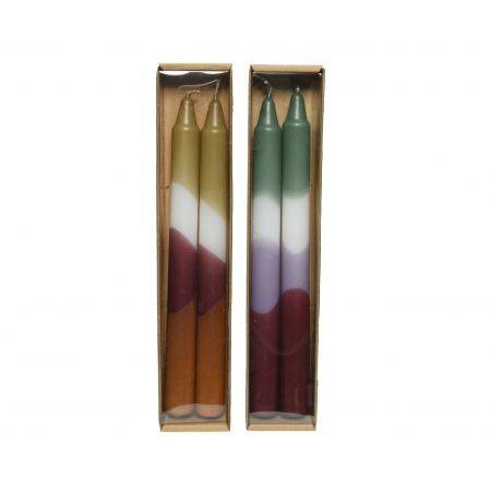 Kerze ????L23cm 2PCs Multi/Grün/Gold verschiedene Arten