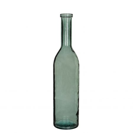 Rioja fles glas grau - h75xd18cm
