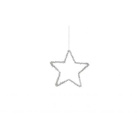Ornament Stern zilver - d15cm