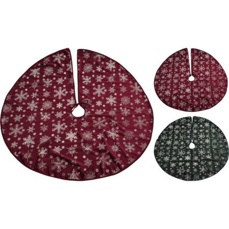WEIHNACHTSBAUMROCK 95CM 2ASS KLR
