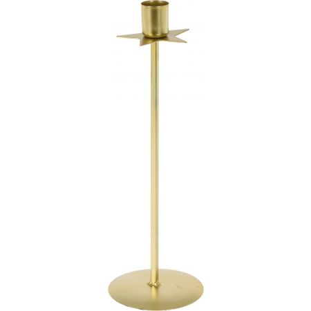 KERZENHALTER STERN 28CM GOLD