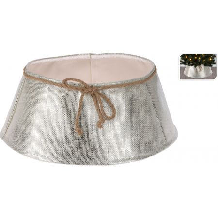 WEIHNACHTSBAUMROCK 40CM SILBER