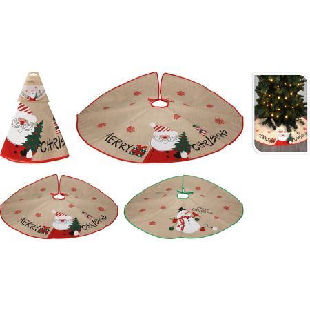 WEIHNACHTSBAUMROCK DIA 100CM 2SORT