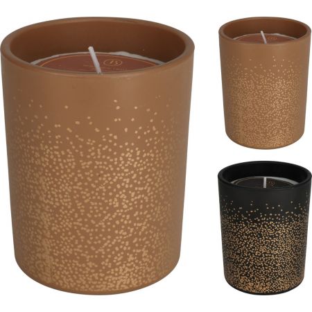KERZE IM GLAS 10CM 2SORT