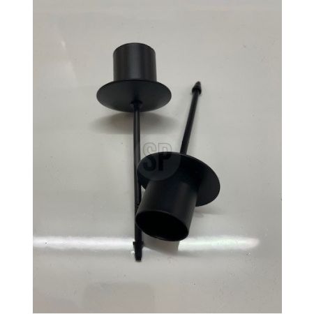 KERZENSTÄNDER 11CM 4ST SCHWARZ
