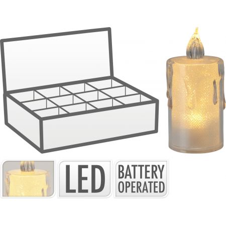 KERZE 8CM LED