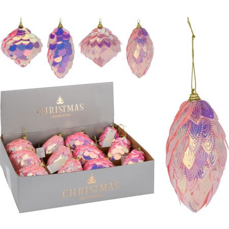 HÄNGENDE ORNAMENTWAAGE 10CM ROSA