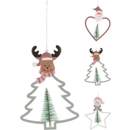HÄNGDEKO WEIHNACHTSFIGUR 3ASS