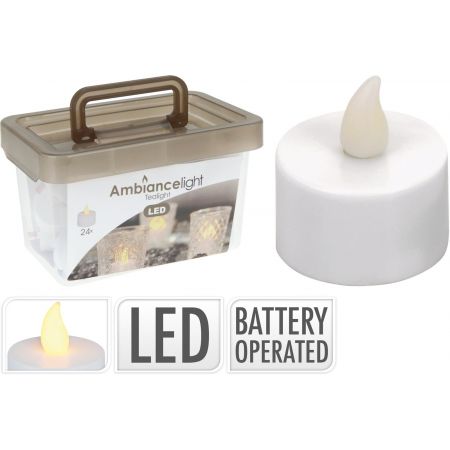 TEELICHTER LED SET 24STK