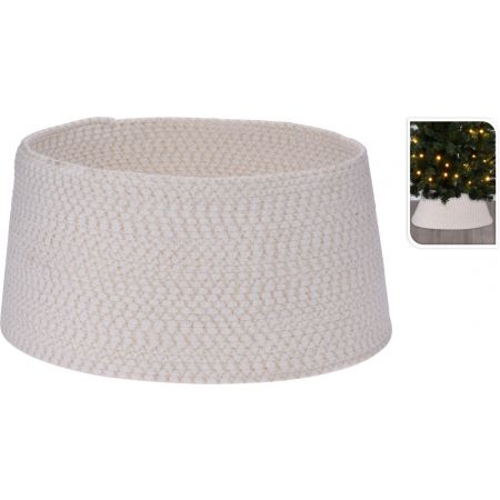 WEIHNACHTSBAUMROCK RUND DURCHMESSER 57CM WEISS