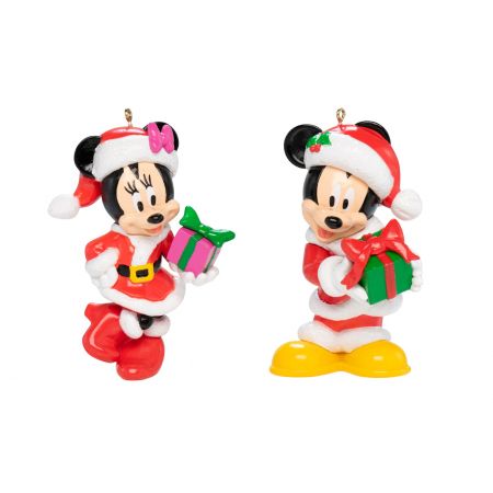 Mickey & Minnie 2 asst style Blow Mold orn