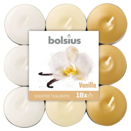 Duftkerzen Flatpack Multi 18 Stück Vanilla  