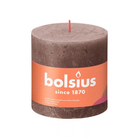 Rustik-Stumpenkerze 100/100 Rustic Taupe  
