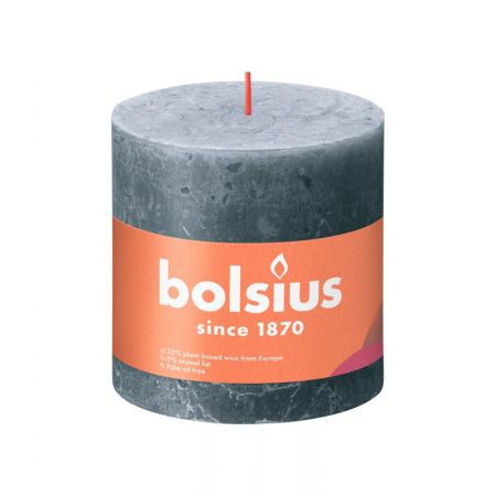Rustik-Stumpenkerze 100/100 Slate Blue  