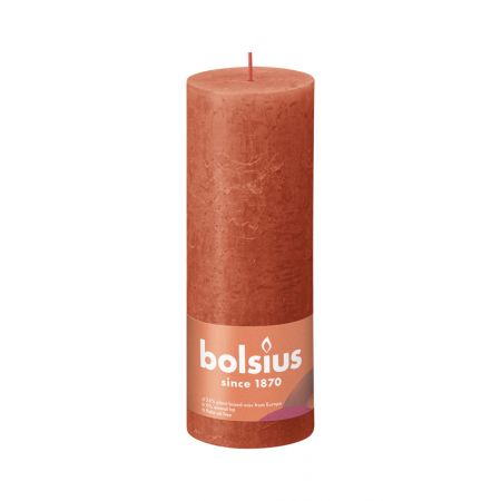 Rustik-Stumpenkerze 190/68 Earthy Orange  