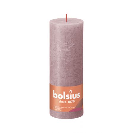 Rustik-Stumpenkerze 190/68 Ash Rose  