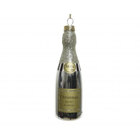 Ornament glas Sektglas D4H12cm Gold