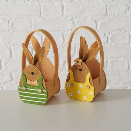 Geschenktüte Bionte, 2-fach sortiert, H 22 cm, Mehrfarbig, Matt, Beige, Dunkelbraun, Grün, Gelb