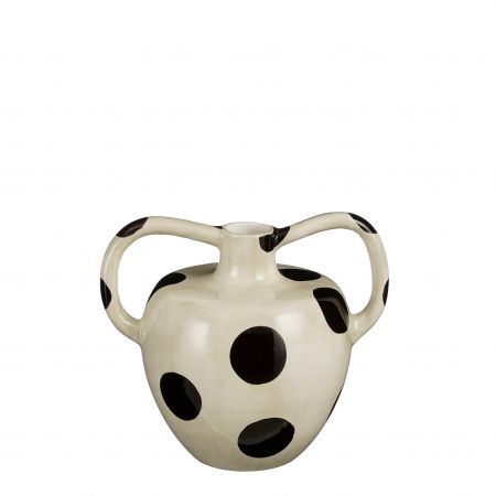 Gala-Vase weiß - L22xB15,5xH19,5cm