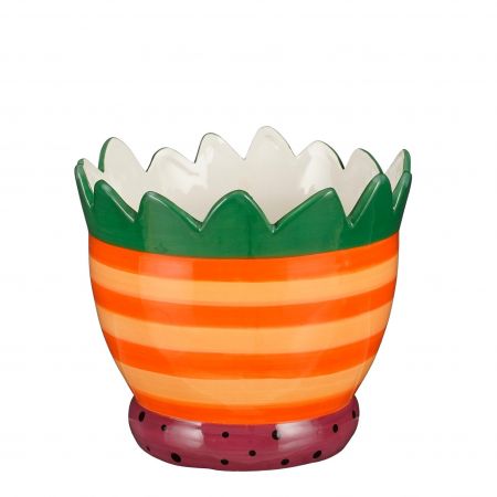 Topf orange – H15,5xT17cm