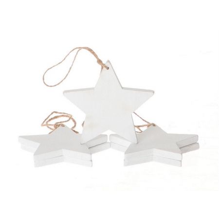 Hanger Essential Star 5Pcs L-25 W-25 H-0.7 White Wash
