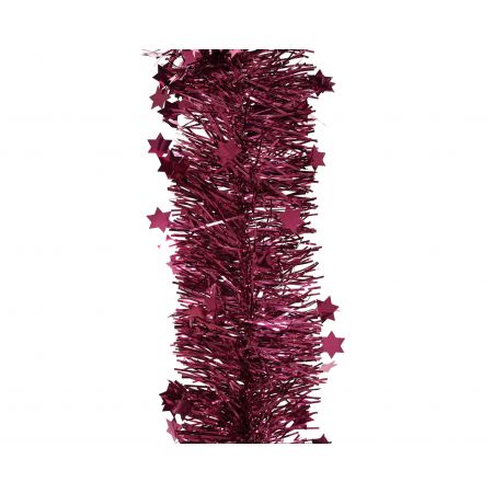 Lametta guirlande pet granaatappel dia9cm x H.270cm