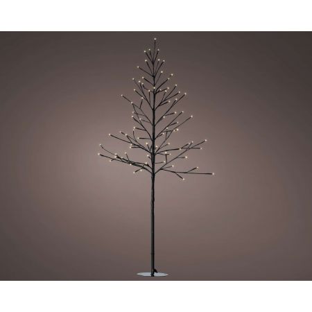 LED boom ijzer steady buiten zwart/warm wit dia50cm x H.120cm