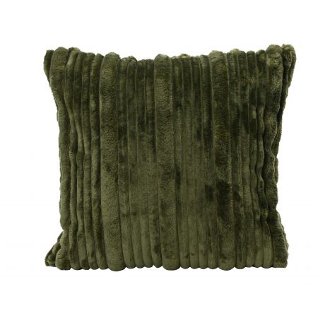 Kussen polyester groen L.45cm x W.45cm x H.10cm