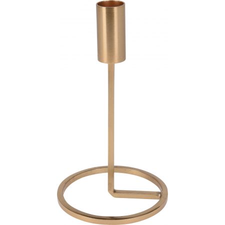 KANDELAAR 19CM GOUD