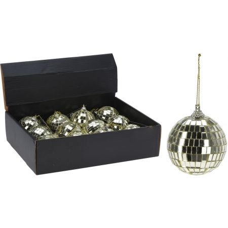 SPIEGELBAL 6CM CHAMPAGNE GOUD