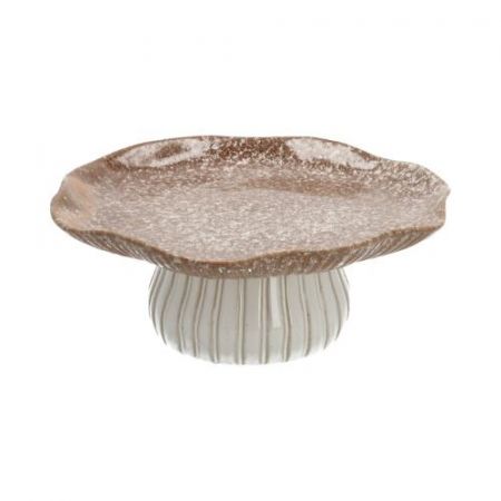 Etagere Mushroom Porta Rnd H9.6D25.7 Cream