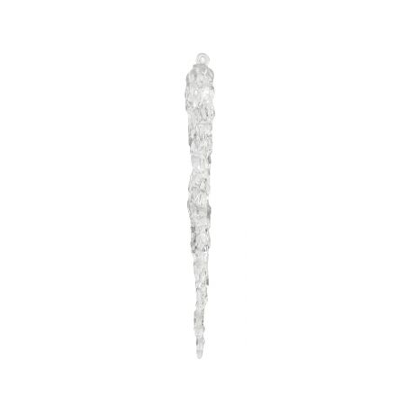 Ijspegel plastic transparant L.1.9cm x W.1.3cm x H.18.5cm