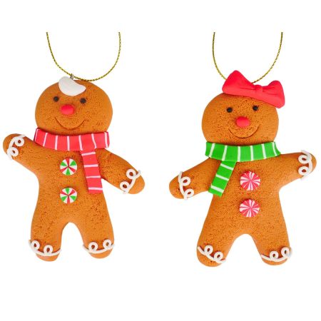 4.125"H DOUGH GINGERBREAD ORNA X 2.