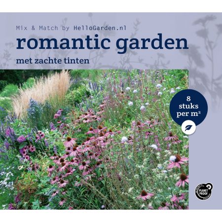 Rot-rosa-weißer Garten - Staudenpaket Romantic Garden 24 m2 (192 Stauden)